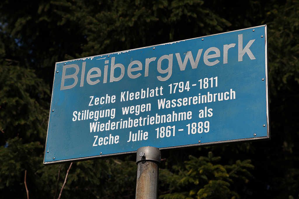 Altbergbau in NRW: Zeche Kleeblatt Bleibergwerk in Solingen