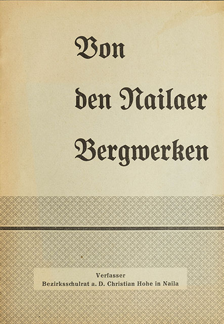 Von den Nailaer Bergwerken