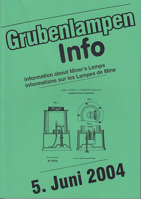 Grubenlampen Info 5 Juni 2004