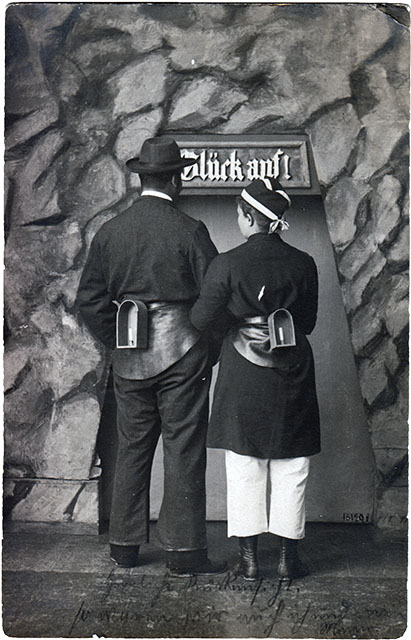 Berchtesgarden Salzbergwerk Postkarte von P Ney Kunstverlag