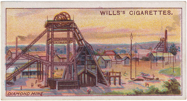 Diamond Mine - Picture 14 - Wills Cigarettes Bergbau Sammelkarten