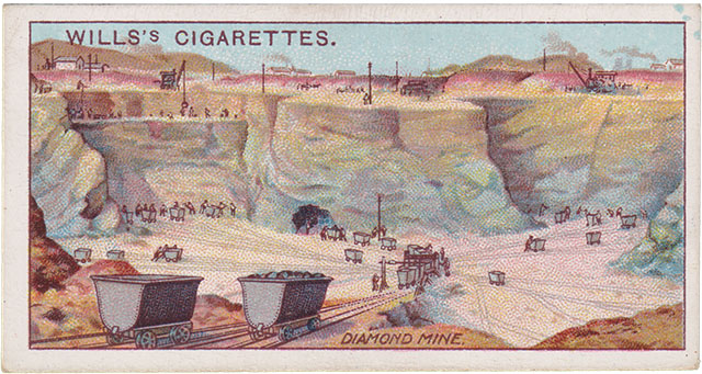 Diamond Mine - Picture 15 - Wills Cigarettes Bergbau Sammelkarten