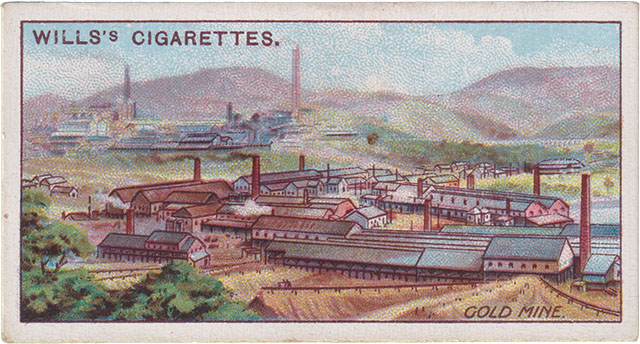 Gold Mine - Picture 18 - Wills Cigarettes Bergbau Sammelkarten