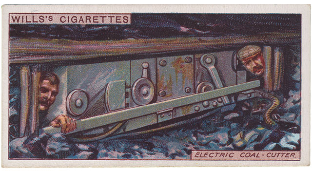 Electric Coal Cutter - Picture 4 - Wills Cigarettes Bergbau Sammelkarten