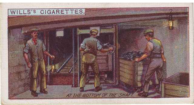 At the Bottom of the Shaft - Picture 09 - Wills Cigarettes Bergbau Sammelkarten