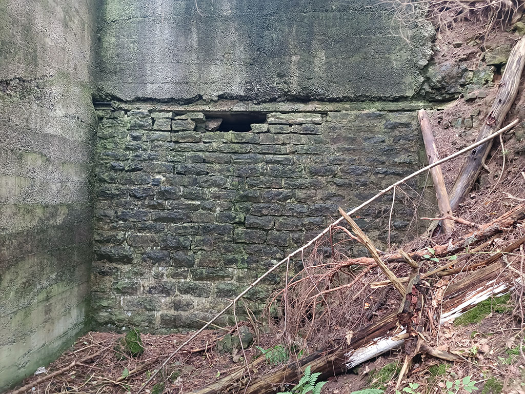 Verwahrtes Stollenmundloch der U Verlagerung Steinbutt Verwahrtes Stollenmundloch der U Verlagerung Steinbutt