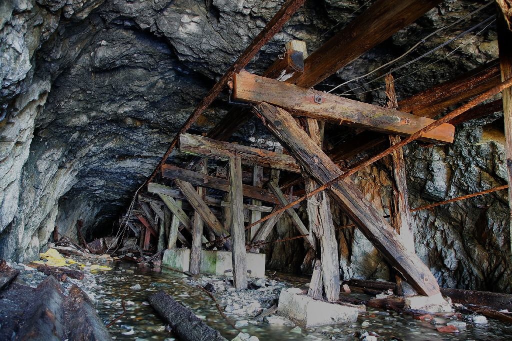 Kalkbergwerk bei Bergen - Sohle 2